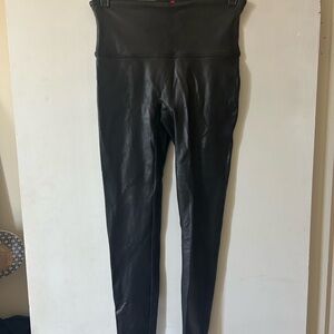 SPANX Black High-Rise Leggings